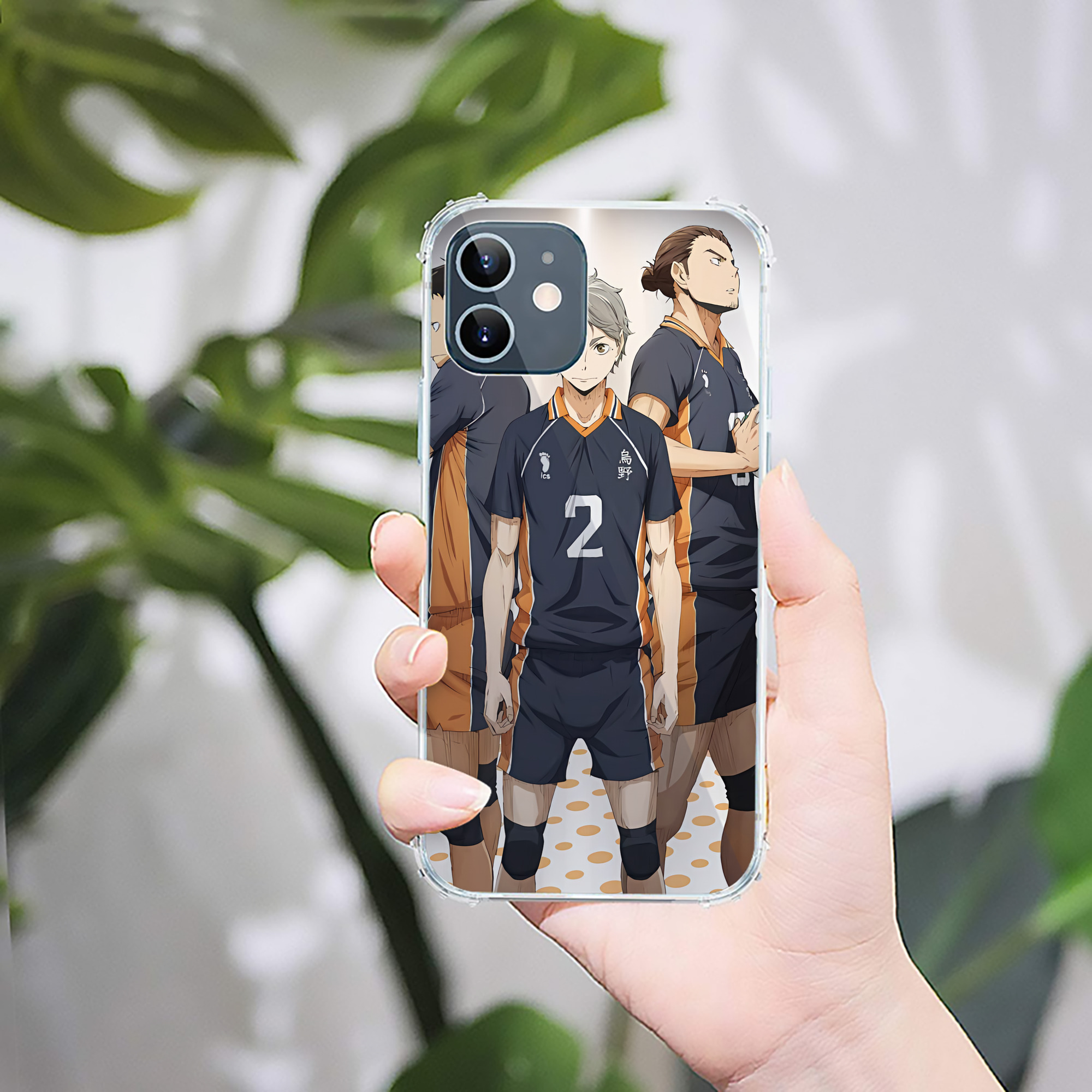 （画像用） ハイキュー!! Haikyu!! 【iPhone 12シリーズ対応】透明スマホケース（クリアソフトケース）